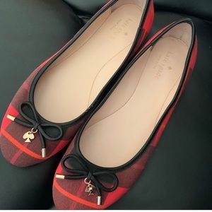 Kate Spade Willa Plaid Flat